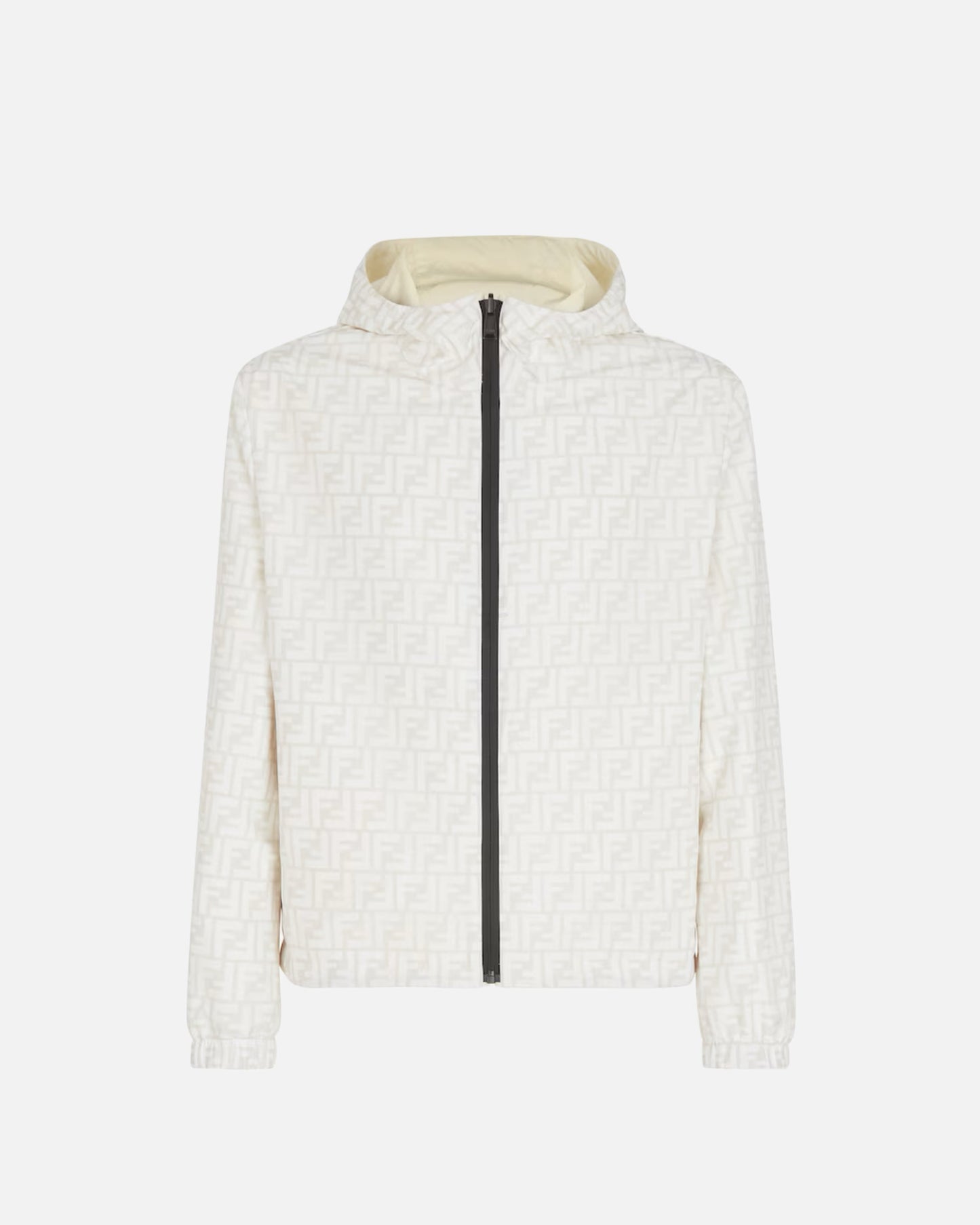 Veste imperméable - blanc/noir